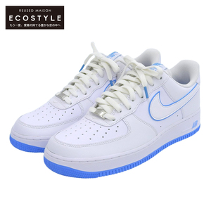 未使用 NIKE ナイキ AIR FORCE 1 エア フォース 1 ’07 スニーカー シューズ メンズ ホワイト×ユニバーサルブルー 29cm DV0788-101