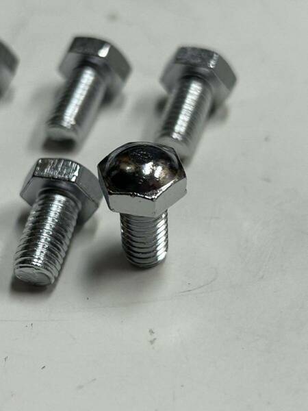 送料込み 未使用 VIVA サイクルパーツ『飾りボルト スチール製M5×10mm』10本セット(画像が全て)ビンテージ ランドナー 8mmスパナ対応 