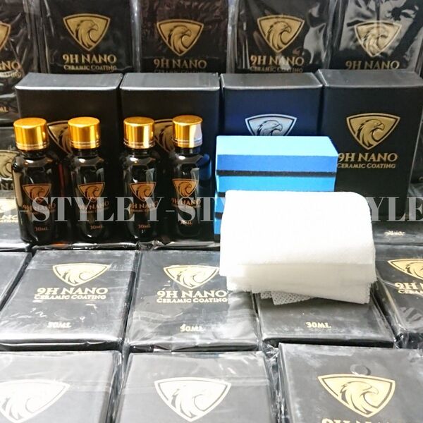 9H セラミックコーティング ナノコーティング 30ml (箱付き) 4本