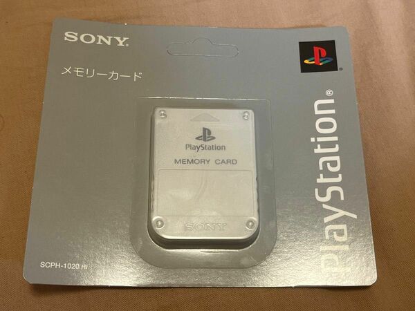 新品未開封　PS1 メモリーカード SONY 純正品 SCPH-1020HI プレイステーション1 PlayStation1 