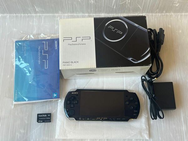 動作良好　ほぼ無傷　超美品　PSP3000 ピアノブラック　SONY プレイステーションポータブル　液晶完全無傷　使用数回