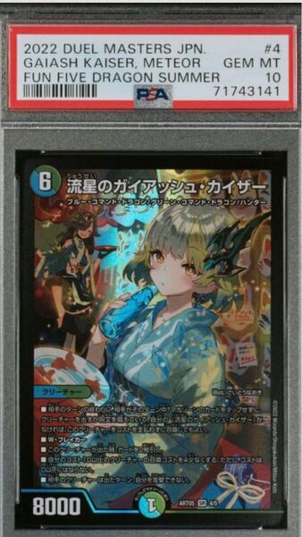 流星のガイアッシュカイザー (神アート版) PSA10