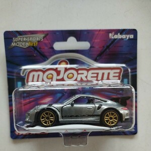 Ｔ　マジョレット　ポルシェ　GT3RS　シルバー　カバヤ　ミニカー　SUPER SPORTS MODEL first