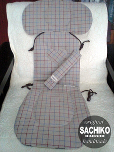 [1 point limit ] hand made * junior seat * junior seat cover * dirt prevention * bed pad mat * tricolor color line 