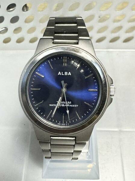 【電池新品】SEIKO ALBA V501-0DN0 TITANIUM