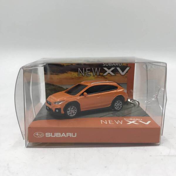 スバル XV ミニカー LEDキーホルダー 非売品 オレンジ★K1588F