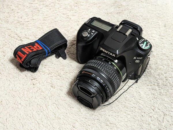 【動作良好】RICOH PENTAX K100D デジタル一眼レフカメラ 18-55mm f/3.5-5.6 CCD ペンタックス