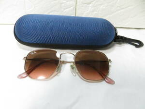 6J016SZ◎Ray-Ban レイバン　RB3548-N　9069/A5　HEXAGONAL　ヘキサゴン　 サングラス　眼鏡フレーム　メガネ◎中古品