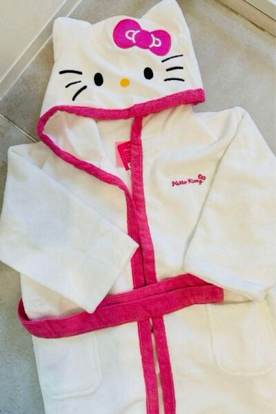 ハローキティ バスローブ 新品 子供