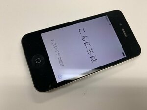 JQ617 SoftBank iPhone4 ブラック 16GB 判定○ ジャンク ロックOFF