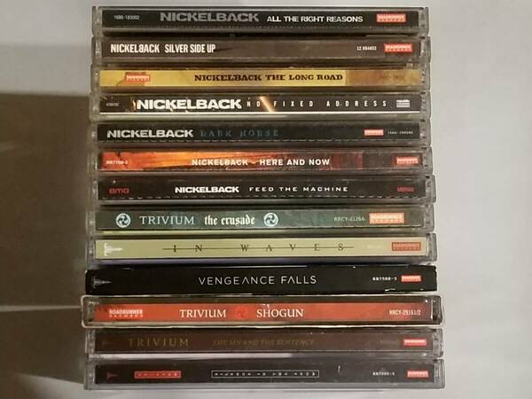 【CDまとめ売り】Trivium 6枚　Nickelback 7枚　/ トリヴィアム　ニッケルバック　