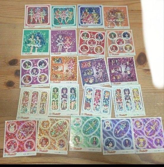 プリキュア シール プリキュア5 プリキュア5GoGo! プリキュアカレー まとめ売り 21枚セット