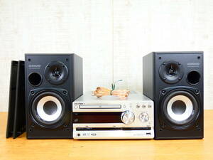 KENWOOD Kenwood mini component component stereo RD-UDE77 LS-UDE77-B system player audio equipment * Junk @120(5)