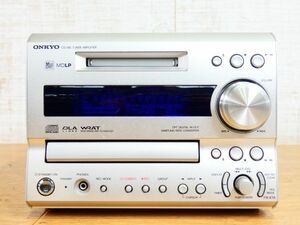 ONKYO Onkyo FR-X7A CD/MD tuner amplifier audio equipment * electrification OK Junk @80(5)