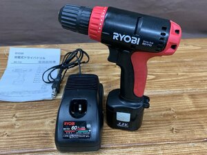 【OY-3540】RYOBI 充電式ドライバドリル BD-710 リョービ 動作確認済み 中古品 東京引取可【千円市場】