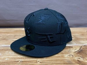 【YL-0269】即決 新品 NEW ERA eBASEBALL プロスピAリーグ 2021 ALLOVER 5950 黒/黒 7 3/8 ニューエラ 12球団 定価9700円【千円市場】