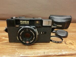 【WZ-0016】Konica Auto Focus C35 AF2 フイルムカメラ KONICA HEXANON 38mm f=2.8 ケース付き 東京引取可【千円市場】