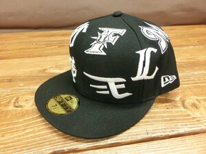 【YL-0294】即決 新品 NEW ERA eBASEBALL プロスピ 2021 黒/白 7 1/2 ニューエラ 12球団 定価9700円 帽子 キャップ【千円市場】