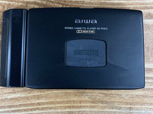 【O-6607】aiwa HS-PX610 カセットプレーヤー AIWA リモコン付きイヤホン R33 セット 東京引取可【千円市場】