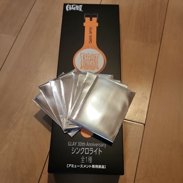 GLAY 30th Anniversary シンクロライト　GIGO限定　ライブフォトカード　未開封8枚付