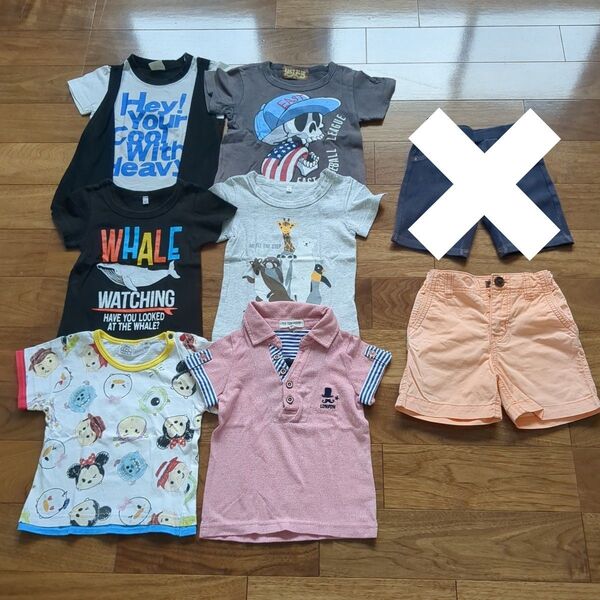 男の子 半袖Tシャツ トップス ハーフパンツ 夏服