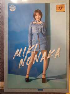 [ Morning Musume.'24. Nakami . pin pohs (24 year spring Tour Japan budo pavilion )]. Nakami . collection pin nap poster (No.17)