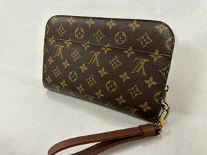 ○【500円スタート】LOUIS VUITTON ルイヴィトン オルセー セカンドバッグ メンズ モノグラムキャンバス ブラウン茶色 M51790 美品