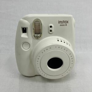 ○【500円スタート】FUJIFILM 富士フイルム instax mini 8 インスタントカメラ チェキ ホワイト 