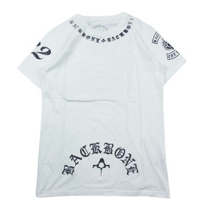 BACKBONE バックボーン BB09SS-C21 THE BASIS ザベイシス ロゴ プリント 半袖 Tシャツ ホワイト系 M【中古】