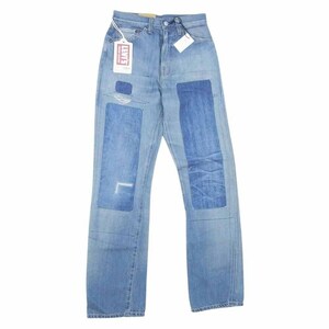 Levi's リーバイス 50701-0035 LVC 1950s 701 BIGE 復刻 ダメージ ジーンズ デニム パンツ W27/68cm【極上美品】【中古】