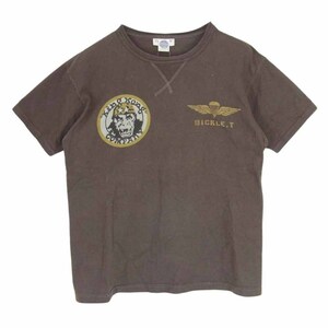 TOY'S McCOY トイズマッコイ TMC1807 TAXI DRIVER TEE SHIRT タクシー ドライバー 半袖 Tシャツ ブラウン系 L【中古】