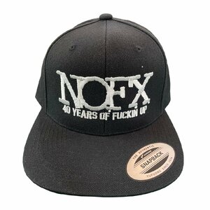 新品　NOFX ノーエフエックス　2024 ラスト　ジャパンツアー 　40 Years Snapback　スナップバック　キャップ　帽子