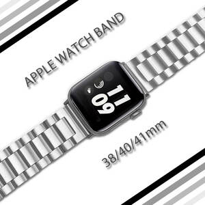 アップルウォッチ バンド おしゃれ ステンレス 銀 シルバー apple watch band Ultra series SE 9 8 38mm 40mm 41mm apple watch 交換用 安