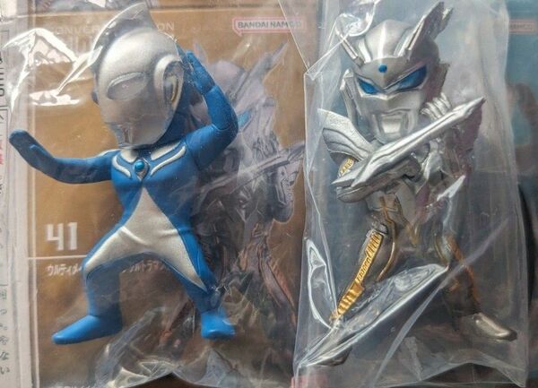 ウルトラマン　コンバージモーション　コスモスルナモード　ウルティメイトシャイニングウルトラマンゼロ フィギュア バンダイ