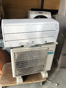 NI050353◆FUJITSU 富士通◆ルームエアコン 2022年製 AS-C222MBK 2.2kw ノクリア リモコン付 直取歓迎！