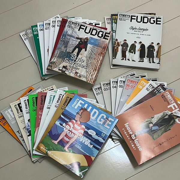 雑誌　メンズファッジ　31冊2019年10月〜2022年12月　まとめ売り　men’s fudge 