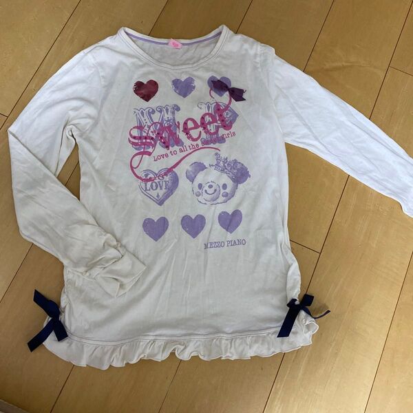 メゾピアノ ロンT 160 美品