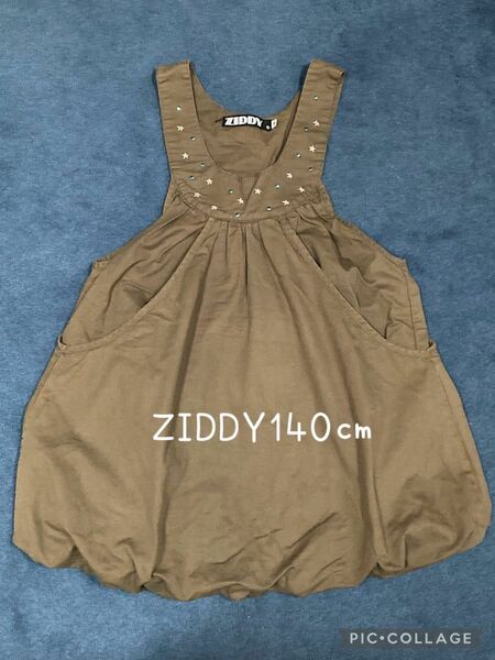 ziddy 140 バルーンワンピース　チュニック　 女の子 キッズ 子供服　