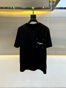送料無料　Maison Margiela マルタンマルジェラ　メンズ　Tシャツ　丸首　半袖　ポケットロゴ　M-4XL　サイズ選択可能　MM6　4027