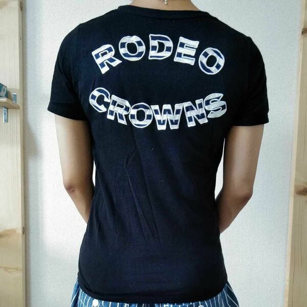 RODEO CROWNS ロデオクラウンズ バックプリント Tシャツ 激レア