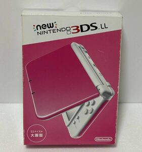 [1 jpy ~] New Nintendo 3DSLL pink × white nintendo Nintendo