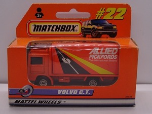 VOLVO C.T. #22 MATTEL WHEELS 未使用 MATCHBOX ボルボ