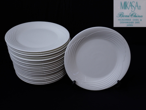 【Y9951】 MIKASA BoneChina ミカサ 27cm ディナー皿 20点 まとめて/洋食器 プレート 日本製 検:未使用 M2000-201 レンジ可 食洗機対応