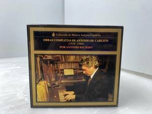 5/31★OBRAS COMPLETAS DE ANTONIO DE CABEZON★1510-1566 アントニオ・バシエロ 紙ジャケ CD【中古/現状品/再生未確認】