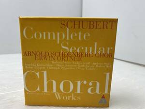 5/31★SCHUBERT シューベルト★紙ジャケ CD COMPLETE SECULAR CHORAL WORKS 7枚組【中古/現状品/再生未確認】