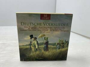 6/3★DEUTSCHE VOLKSLIEDER★紙ジャケ 輸入盤 CD 10枚組【中古/現状品/再生未確認】