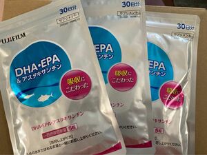 DHAEPA&アスタキサンチン サプリメント 約30日分 150粒 袋タイプ ×3袋