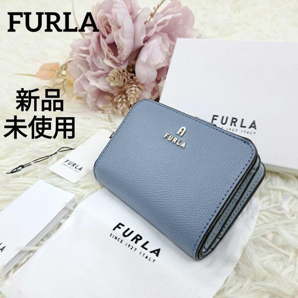【新品未使用】現行品　FURLA　フルラ　財布　二つ折り　箱　保存袋　取説