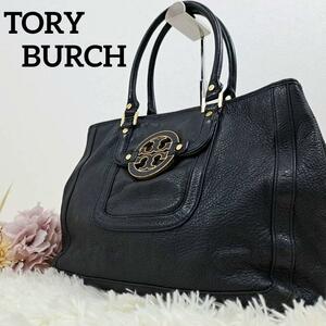 TORY BURCH Tory Burch большая сумка ручная сумочка Gold металлические принадлежности черный чёрный 