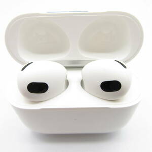 T1268☆Apple AirPods エアポッズ 第3世代 MagSafe充電ケース A2566・ イヤホン A2565 A2564 ワイヤレス 動作確認後初期化済み 中古品